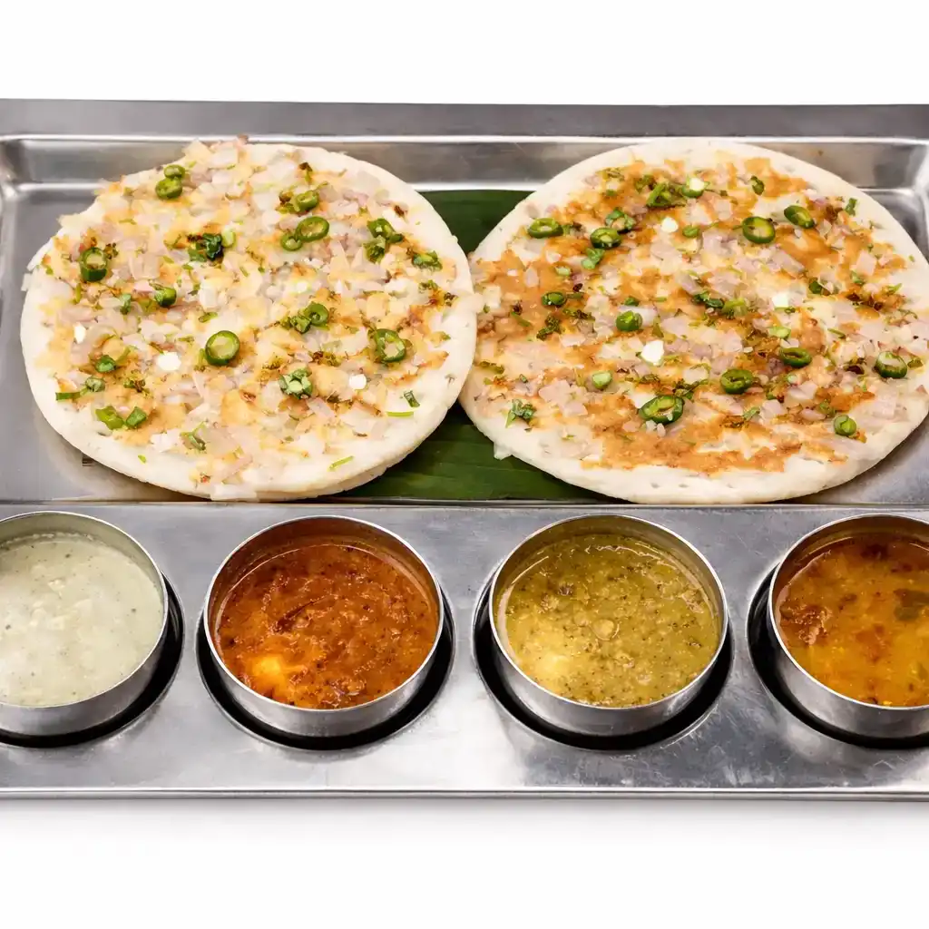 Onion Chilli Uttappam at Naga's South Indian Cuisine 